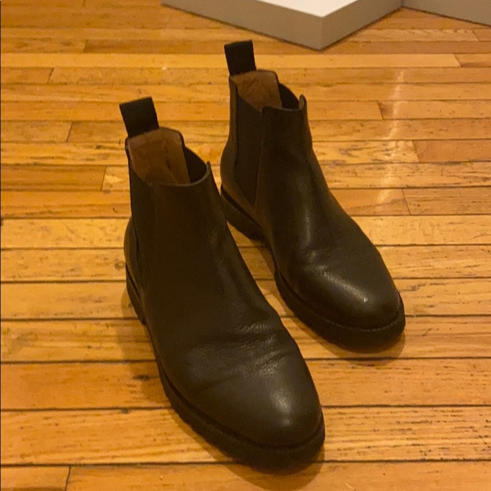 ETQ - Black Authentic Leather Chelsea Boot Sz. 11